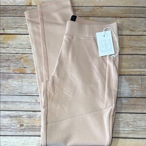 Lime &Vine Beige High-Waisted Leggings